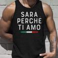 Sarà Perchè Ti Amo X Der Grund Weil Ich Dich Liebe Statement Tank Top Geschenke für Ihn