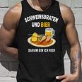 Schweinefraten Bayrisch Brotzeit In Der Wirtschaft Tank Top Geschenke für Ihn