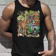 Selva Animal Wildlife Safari Zoo Tema Bosque Animales Salvajes Camiseta sin mangas Regalos para él