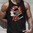 Señora Cabeza Americana Tatuaje Tradicionalieja Camiseta sin mangas Regalos para él