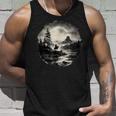 Silhouette Eines Cowboy Riverside Wrangler Tank Top Geschenke für Ihn