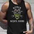 Skull Evil Old Man Biker Skull Tank Top Geschenke für Ihn