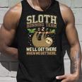 Sloth Running Team Sloth Tank Top Gifts for Him