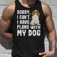 Sorry I Cant I Have Plans With My Cavalier Charles Spaniel Tank Top Gifts for Him