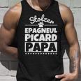 Stolzer Epagneul Picard Papa Tank Top Geschenke für Ihn