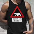 Svalbard Polar Bear Sign Gjelder Hele Spitsbergen Norway Tank Top Geschenke für Ihn