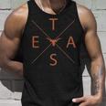 Texas Lone Star State Pride Cool Native Adult Kid Long Horn Tank Top Gifts for Him
