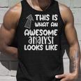 Toller Analyst Lustiger Beruf Tank Top Geschenke für Ihn