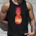 A Tropical Beach A Sunset Relax And Pineapples Tank Top Gifts for Him