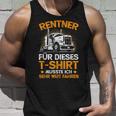 For Trucker Driver Retirement Grandpa Pensioner Tank Top Geschenke für Ihn