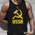 Udssr Used Look Hammer & Sickle Soviet Union Red Tank Top Geschenke für Ihn