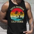 Vacaciones Familiaresintage Retro California Santa Barbara Beach Camiseta sin mangas Regalos para él