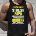 Vater Stolzer Papaatertag Spruch Sprüche Geschenkidee Tank Top Geschenke für Ihn