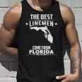 Vintage Best Linemen Come From Florida Lineman Tank Top Gifts for Him