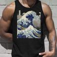 Vintage Japonés Tatuaje Arte Kanagawa La Gran Ola Camiseta sin mangas Regalos para él
