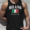 Vintage Milano Italia Recuerdo Italiano Milan Italia Camiseta sin mangas Regalos para él