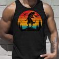 Vintage T-Rex Dinosaurier März Retro Sonnenuntergang Dinosaurier Tank Top Geschenke für Ihn