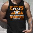 Weapon Schmied Papa Schmiedekunst Forging Hammer Tank Top Geschenke für Ihn