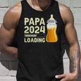 'Werdender Papa Zututkunft Papa Papa 2024 Loading' Tank Top Geschenke für Ihn