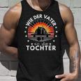 Wie Derater So Die Tochter Papa Angeln Angler Tank Top Geschenke für Ihn