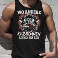 Wo Andere Rausrennen Wir Rein Feuerwehr Tank Top Geschenke für Ihn