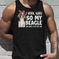 I Work Hard So My Beagle Can Have A Better Life Beagle Owner Tank Top Gifts for Him