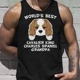 World's Best Cavalier King Charles Spaniel Grandpa Tank Top Gifts for Him