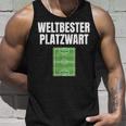 Worlds Best Platzwart Greenkeeper Football Pitch Tank Top Geschenke für Ihn