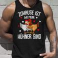 Zuhause Ist Wo Meine Hühner Sind Farmer S Tank Top Geschenke für Ihn