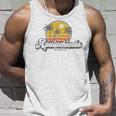 Apalachicola Fl Retro Strand Angeln Bootfahren Surfen Tank Top Geschenke für Ihn