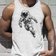 Astronauta Gráfico Espacio Motivo Astronauta Camiseta sin mangas Regalos para él