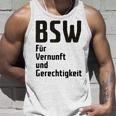 Bsw Bündnis Sahra Wagenknecht Tank Top Geschenke für Ihn