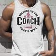 Cheerleader-Coach Anfeuern Weil Ich Der Coach Bin Deshalb Tank Top Geschenke für Ihn