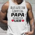 Children's Alles Gute Zum Geburtstag Papa Ich Hab Dich Lieb Tank Top Geschenke für Ihn