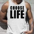 Choose Life Grandes Lettres Noires En Gras Style Rétro Années 80 Débardeur e Cadeaux pour lui