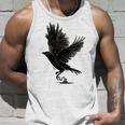 Cuervo Pájaro Cuervo Tatuaje Camiseta sin mangas Regalos para él