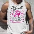 Damen 24 Geburtstag Lustig Offiziell 24 Ich Kann AllesSchatz Tank Top Geschenke für Ihn