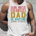 Don't Distortion Papa Ruht Seine Augen Gray Tank Top Geschenke für Ihn