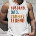 Ehemann Papa Camping Legende Raglan Tank Top Geschenke für Ihn