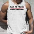 Halt Die Fresse Dich Hat Keiner Gefragt Lustige Tank Top Geschenke für Ihn