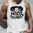 Hoot Tooted Lustiger Eulen-Spruch Papa Witz Tank Top Geschenke für Ihn