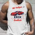 Kinder Endlich Schulkind Erik Personalised First Day Of School 2024 Tank Top Geschenke für Ihn