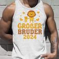 Kinder Ich Werde Ein Großer Bruder 2024 Lion Big Brother 2024 Tank Top Geschenke für Ihn