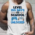 Level 100 Days Of School Unlocked Gamerideospiele Jungen Tank Top Geschenke für Ihn