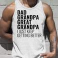 Lustiger Papa Opa Urgroßvater Ich Werde Einfach Immer Besser Tank Top Geschenke für Ihn