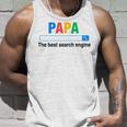 Papa Die Beste Suchmaschine Lustigeratertag Tank Top Geschenke für Ihn