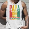 Papa Kühler Retro Opa Herrenatertag Geschenk-Idee Tank Top Geschenke für Ihn