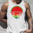 Watermelon Summer Sunset Fruit Watermelon Tank Top Geschenke für Ihn