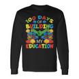 100 Days Of Building My Education Construction Block Long Sleeve T-Shirt Gifts ideas