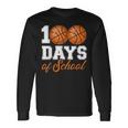 100 Days Of School For 100Th Day Basketball Student Teacher Long Sleeve T-Shirt Gifts ideas